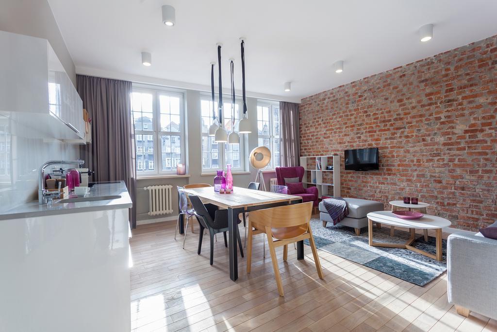 Apartament Soleil III Lägenhet Gdańsk Rum bild